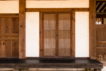 Traditional Korean Door.