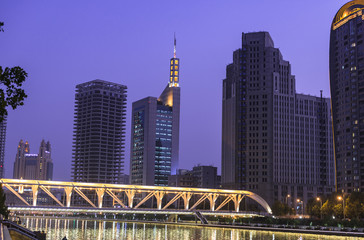 Fototapeta premium 天津夜景