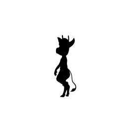 Imp silhouette ancient mythology fantasy