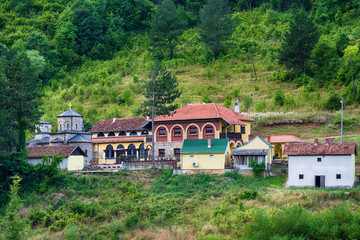 Cacak, Serbia July 28, 2017: Monastery Blagovestenje Kablar Serbia