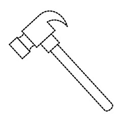 hammer tool isolated icon