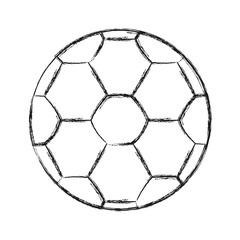 soccer ball icon over white background vector illustration