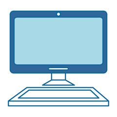 computer desktop isolated icon