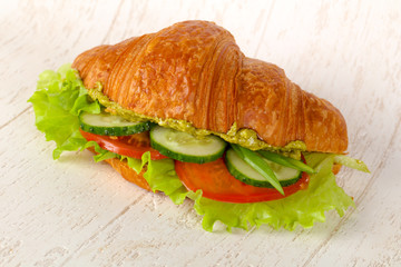 Vegan croissant