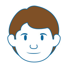 Obraz premium young man head avatar character
