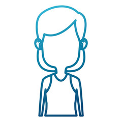 Cute girl cartoon icon vector illustration graphic