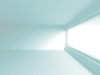 Futuristic White Architecture Design Background