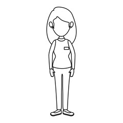 beautiful woman avatar character