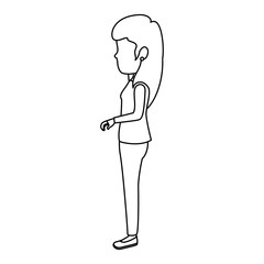 beautiful woman avatar character