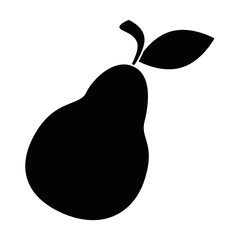 pear fresh fruit icon