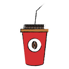 coffee plastic cup icon