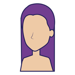 beautiful woman shirtless avatar character