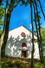 Naklejka premium Monastery Ilinje on the mountain Kablar in Serbia