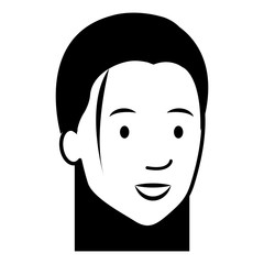 beautiful woman head avatar character