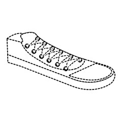 young shoes isolated icon