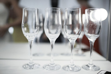 Wedding table setting