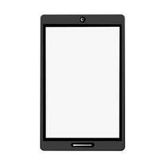 smartphone with blank screen icon image vector illustration design 