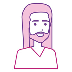 hippie man avatar character