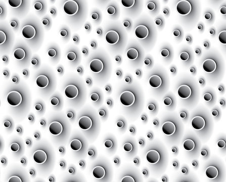 Seamless 3d pattern of a surface of a planet or an alien skin.