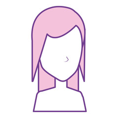 Fototapeta premium beautiful woman shirtless avatar character