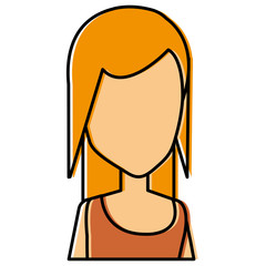 beautiful woman avatar character