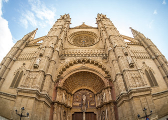 Fototapeta na wymiar Palma Cathedral Spanien Mallorca