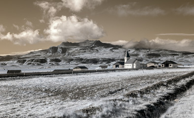 Iceland Farm in Infrared