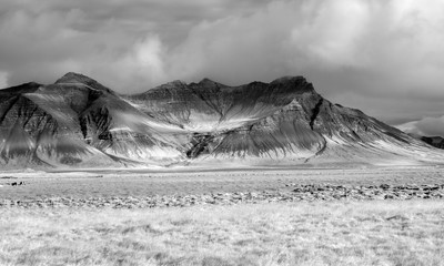 Iceland Crater in Infrared