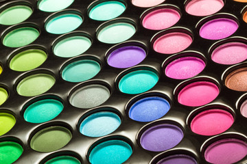 Colorful eyeshadow palette