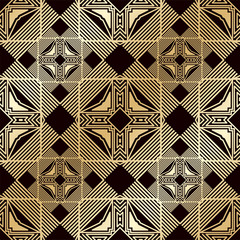 Art deco vintage seamless pattern. Template for design. Vector illustration eps10