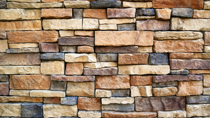 Assorted Brick Wall Background