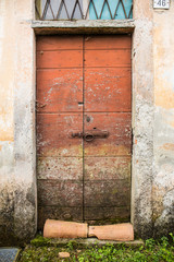 old wooden door