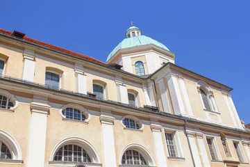 Fototapeta na wymiar Ljubljana Cathedral named St Nicholas s Church