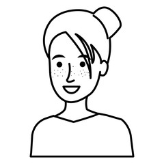 beautiful woman avatar character