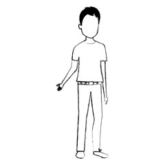 young man avatar character