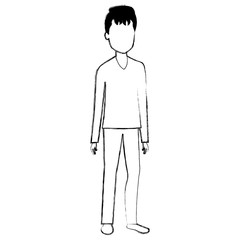 young man avatar character