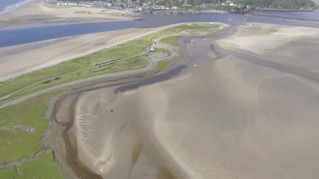 Slowly Flying Towards the Fairbourne Narrow Gauge Railway
