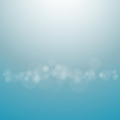 blue light dots on  background space Vector bokeh effect
