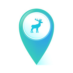 Map Pointer blau - Rentier