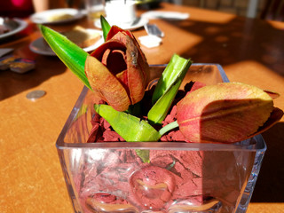 Flowers on the table