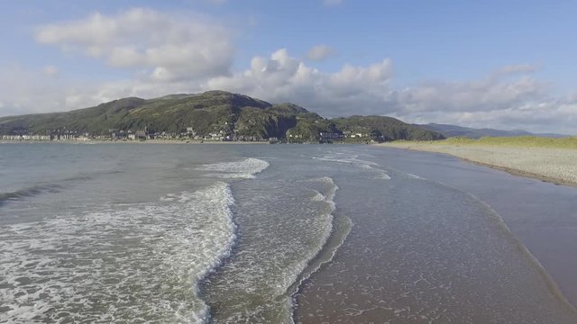 Slowly Flying at Low Altitude Across the Shore Line