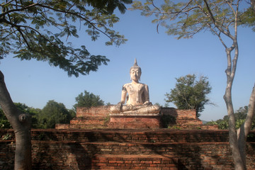 ruins of Sukhothai Temple, Chiang Mai, Thailand