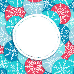 Naklejka premium The Christmas Frame