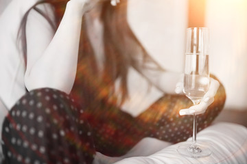 Girl home portrait young adult beautiful