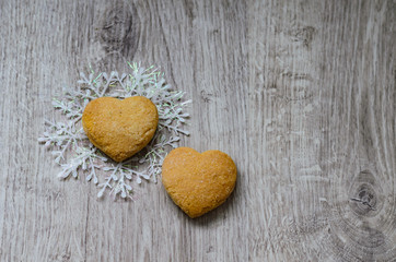 Snowflake and cookies