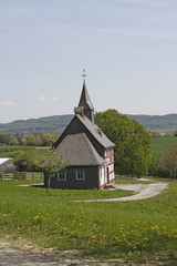 Fototapeta na wymiar Fachwerkkapelle