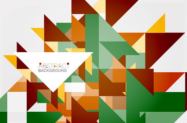 Triangle pattern design background