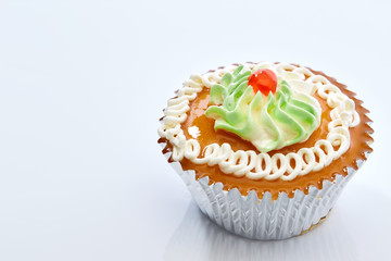 cup cake isolated on white