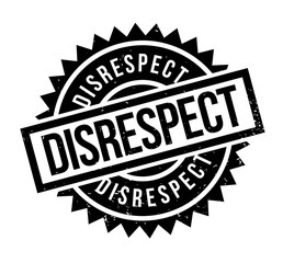 Disrespect rubber stamp. Grunge design with dust scratches. Effects can be easily removed for a clean, crisp look. Color is easily changed.