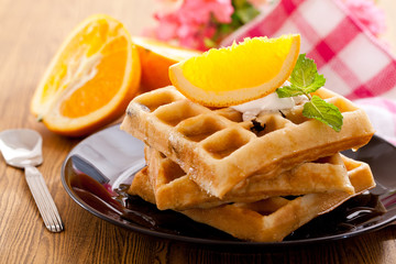 Belgian waffles